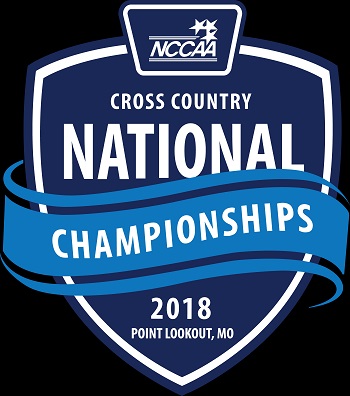 Logo for NCCAA Cross Country Championships 2018