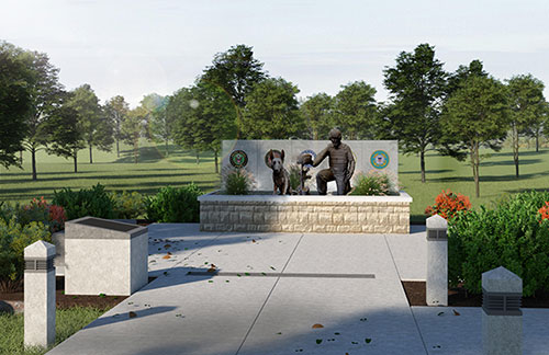 Artist Rendering of The Global War on Terrorism Memorial