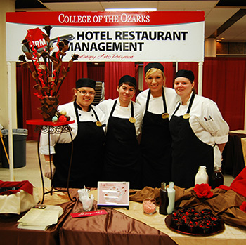 Culinary Arts Students at Art & Romance of Chocolate Show