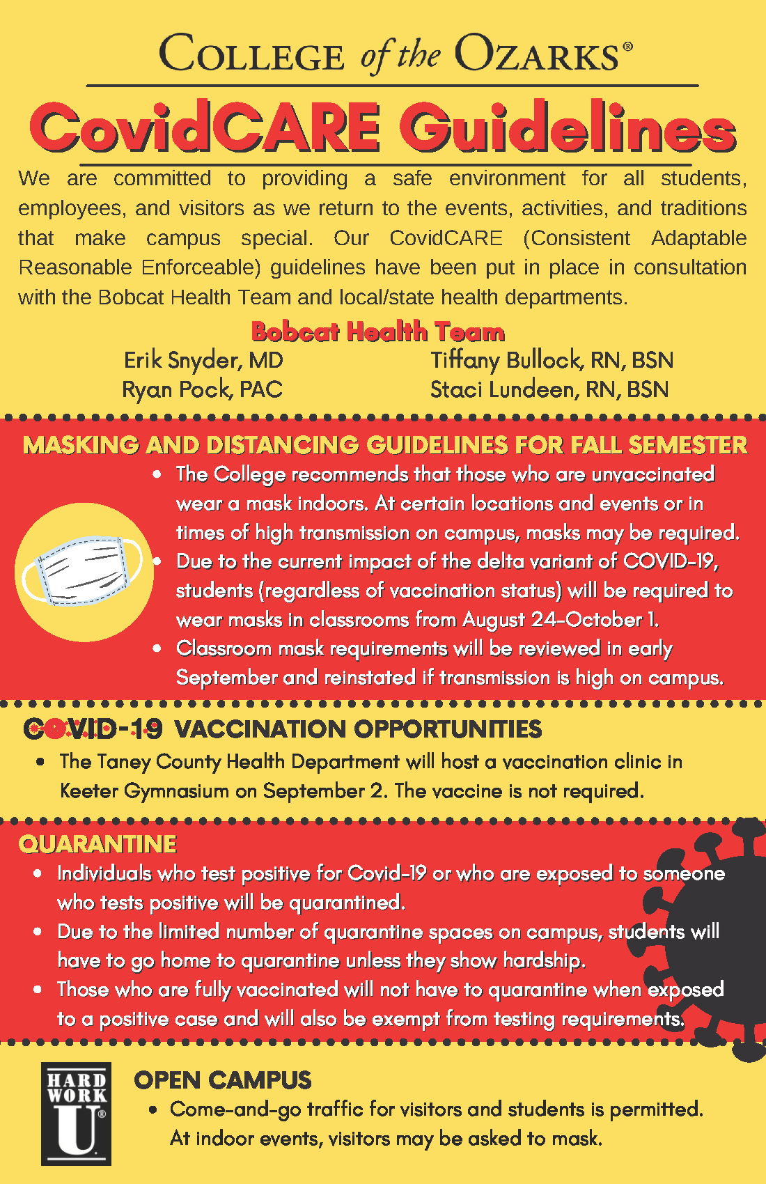 C of O CovidCARE Guidelines C of O CovidCARE Guidelines